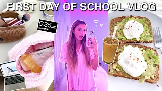 first day of school after winter break vlog 2023 *productive*