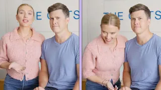 Colin Jost RIBS Scarlett Johansson in Blooper Reel