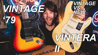 Vintage Fender 1979 Stratocaster vs Vintera II 70's Strat | Old vs New