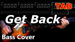 The Beatles bass TAB - Get Back (Bass only cover)