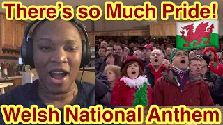 American reacts to The Welsh National Anthem