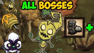 Defeating EVERY Boss as Wormwood (Lunar Plant Boy)