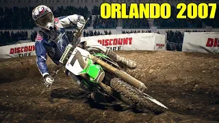 Supercross 3 James Stewart gameplay - Orlando 2007