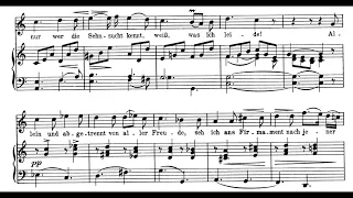 Nur wer die Sehnsucht kennt (F. Schubert) Score Animation