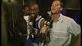 Tupac makes fun of interviewer