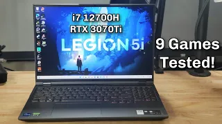 Lenovo Legion 5i Pro Gen 7 - i7 12700H + RTX 3070Ti Gaming Performance