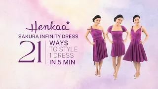 21 Ways to Wear a Convertible Infinity Dress/Skirt HENKAA SAKURA