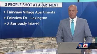 Three men shot in Lexington
