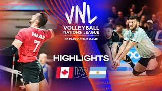 🇨🇦 CAN vs. 🇦🇷 ARG - Highlights Week 1 | Men's VNL 2023