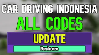 New Car Driving Indonesia Codes | Roblox Car Driving Indonesia Codes (December 2023)