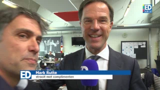 'Wat zit je haar leuk!' Mark Rutte op complimentendag