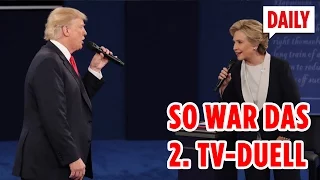 Hillary Clinton vs. Donald Trump - Das 2. TV-Duell / Daily Spezial / Analyse