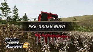 Хлопок в новом трейлере игры Farming Simulator 20!
