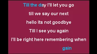 [Karaoke] It's Not Goodbye -  Laura Pausini