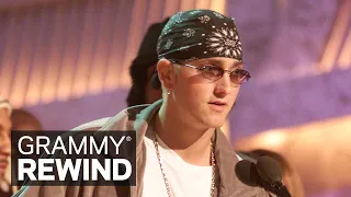 Watch Eminem Win Best Rap Album For 'The Marshall Mathers LP' In 2001 | GRAMMY Rewind