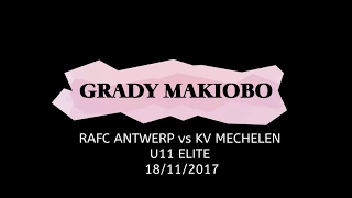 Grady Makiobo U11 ELITE K.V. MECHELEN vs Royal Antwerp F.C.