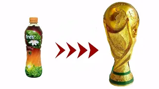 DIY | Fifa World Cup Trophy | World cup trophy from a bottle