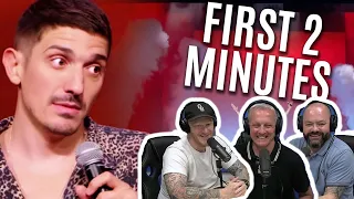 The FIRST 2 Minutes Of Andrew Schulz - INFAMOUS REACTION!! | OFFICE BLOKES REACT!!