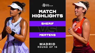 Mayar Sherif vs. Elise Mertens | 2023 Madrid Round of 16 | WTA Match Highlights