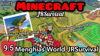 🔴LIVE - Menghias World JRSurvival - Minecraft Survival Indonesia #9.5
