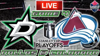 Dallas Stars vs Colorado Avalanche Game 4 LIVE Stream Game Audio | NHL Playoffs Streamcast & Chat