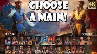Mortal Kombat 1 - How to Choose your Main Character!