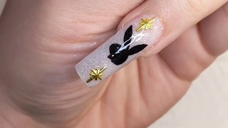 👀PlayBoy Bunny Nail Tutorial!✨