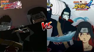 Naruto Ultimate Ninja 5 VS Naruto Storm 4-All Characters Ultimate Jutsu Comparison