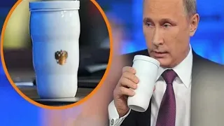 Термокружка ПутинаА,белая термокружка путина купить