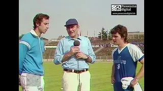 Heinz Florian Oertel Interview mit Jürgen Bähringer und Jürgen Pommerenke nach Pokalfinale 1983