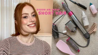 USING THE DYSON AIR WRAP ON SHORT HAIR! | MsRosieBea