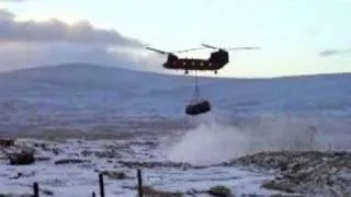 Chinook drop off at the onion