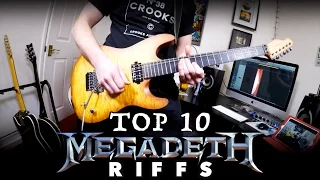 Top 10 Megadeth Riffs in under 2 minutes!