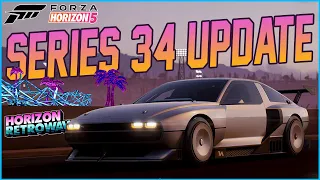 Forza Horizon 5 - Series 34 Update! 5 New Cars, Neon Highway + More!