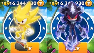 Sonic Dash - Super Sonic VS Mephiles _ Movie Sonic vs All Bosses Zazz Eggman