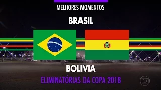 Highlights - Brazil 5 vs 0 Bolívia - 2018 Fifa World Cup Qualifiers - 10/6/2016