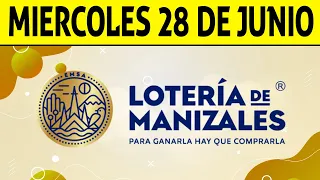 Resultados Lotería de MANIZALES del Miércoles 28 de Junio de 2023 | PREMIO MAYOR 😱💰🚨