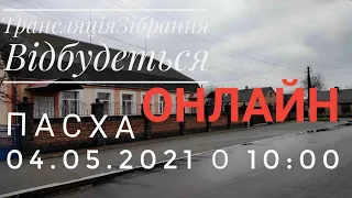 Трансляція Ранкового Служіння / Пасха / 04.05.2021