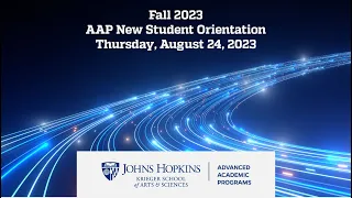 Fall 2023 AAP New Student Orientation - Virtual