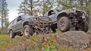 SAS Toyota Pickup and Hilux Surf Finding Trails! (Perry Creek)