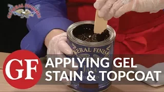 How to Apply Gel Stain and Gel Topcoat to Raw Wood