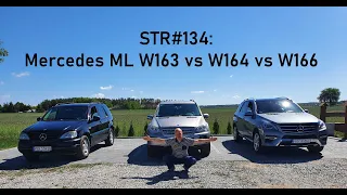 STR#134: Mercedes-Benz ML W163 vs ML W164 vs ML W166 - porównanie generacji