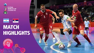 Argentina v Serbia | FIFA Futsal World Cup 2021 | Match Highlights