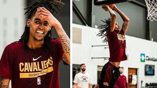 Emoni Bates PUTS IN WORK At Cleveland Cavaliers Practice!