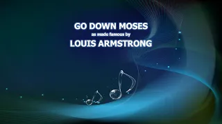 LOUIS ARMSTRONG - GO DOWN MOSES /KARAOKE/