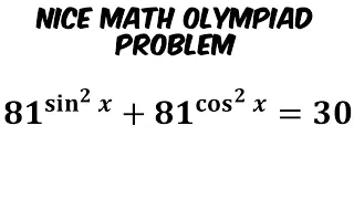 Nice Math Olympiad Problem