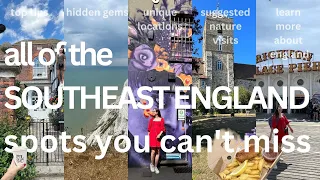 Best Places to visit in Southeast England//Brighton, Seven Sisters, Rye, Canterbury & more!