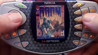 DOOM and DOOM 2 running on a Nokia N-Gage