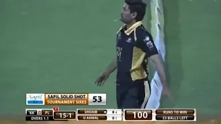 Shoaib Malik massive bating in T10 cricket league