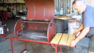 Como construir Parrilla chulengo asador Argentina de tambor